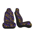 thumbnail image 3 of Sikiie Golden Snake And Purple Rose Car Seat Covers 2PCs Front Car Seat Covers Universal fit for Most Cars SUVs and Trucks-2 PCS, 3 of 9