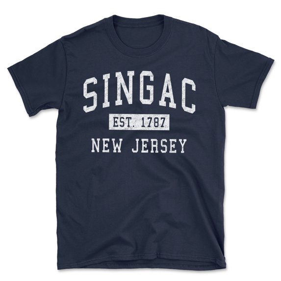 Singac New Jersey Classic Established Men's Cotton T-Shirt