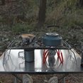 thumbnail image 4 of Parrilla de barbacoa plegable para acampar al aire libre de acero inoxidable CAMPINGMOON, 4 of 8