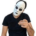 thumbnail image 2 of Mascara Blanca Creepypastas Terror Disfraz Halloween Misterio Oscuro, 2 of 4