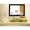 thumbnail image 1 of Quartet 79283 17 x 23 In. Home Decor Magnetic Combination Board- Dry-Erase & Cork- Ebony Frame, 1 of 1