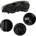 thumbnail image 5 of PET-U Headlight Assembly Replacement for 2010-2014 Golf GTI Sportwagen (MK6) Right Headlamp Black Passenger Side 5K0941006D, 5 of 7