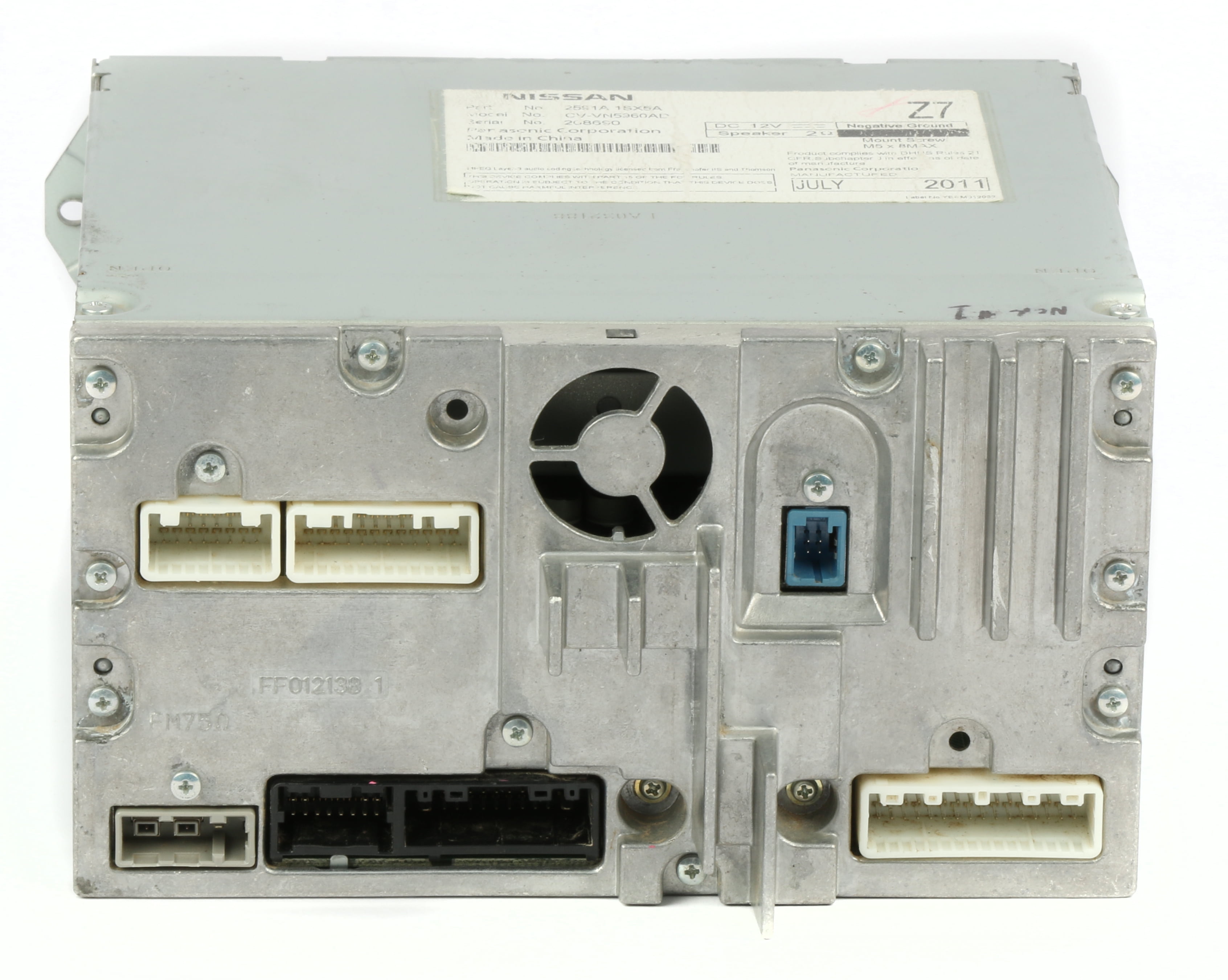 Restored 2013-14 Infiniti OEM Nissan AM FM Single CD Player Radio 2591A1SX5A (Refurbished)