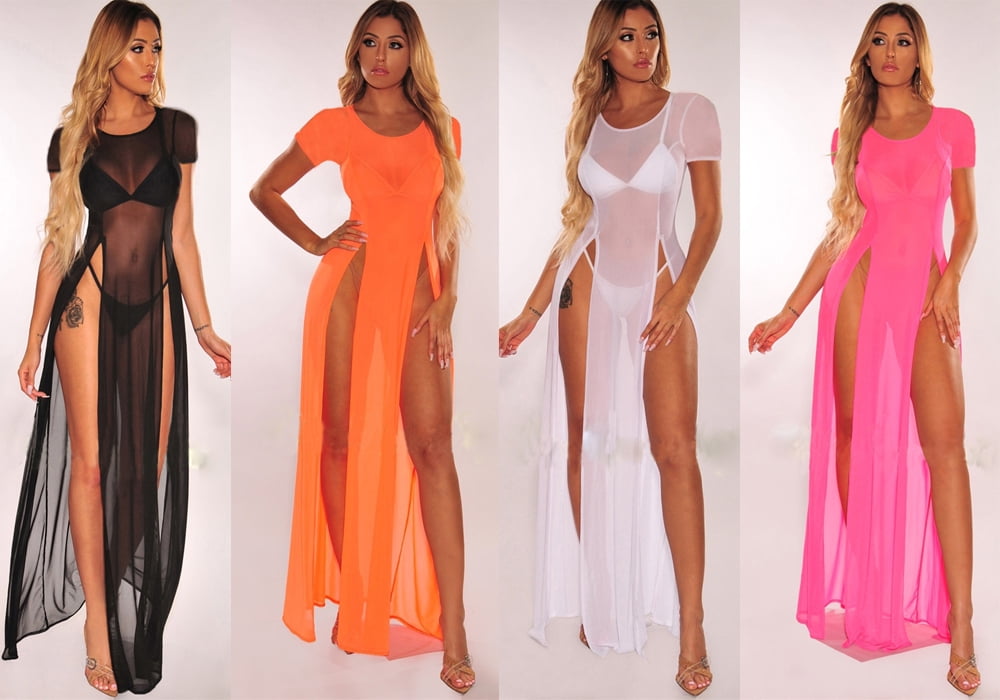 Sexy Swimsuit Cover Up Long Dress 