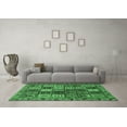 thumbnail image 3 of Ahgly Company Indoor Rectangle Abstract Emerald Green Modern Area Rugs, 7' x 10', 3 of 4