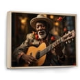 thumbnail image 2 of Designart "Cuban Singer in Red III" Music Floater Framed Wall Decor, 2 of 7
