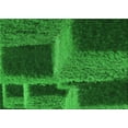 thumbnail image 1 of Ahgly Company Machine Washable Indoor Rectangle Transitional Deep Emerald Green Area Rugs, 3' x 5', 1 of 7