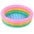 thumbnail image 2 of 1 Pce Bassin de Piscine pour Enfants en PVC Robuste, Couleur Vive, Forme Ronde, Bassin pour Bébé, 2 of 7
