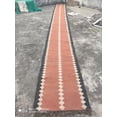 thumbnail image 3 of Handwoven Wool Jute Runner Rug: Bohemian Turkish Kilim Style, 3 of 5