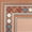 Orange/Ivory, variant on JONATHAN Y HAWAII 2 x 8 Runner Rug, Sebastian Diamond Border - Brown/Ivory, HWC102A-28