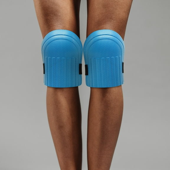 GAXIRE 2 Pairs Work Knee Pads for Construction Blue EVA 17.8x15x3cm Knee Protection