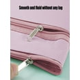 thumbnail image 3 of Anhility Large Zipper Pouch with Handle, A4 Foldable Lightweight Waterproof Document Storage Bag, File Organizer for Office Travel School Books Papers Filing Folder, 13.19x9.65in, 3 of 6