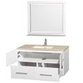thumbnail image 7 of Wyndham Collection Centra 42'' Single Bathroom Vanity Set with Mirror, 7 of 7