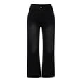 thumbnail image 4 of WILLBEST Pantalones Mujer Pantalones Vaqueros Desgastados y Rotos de Moda para Mujer, Cintura Alta, Holgados, Cómodos, Elásticos, Con Bolsillo Con Botón, Estilo Casual 839 Chica, 4 of 8