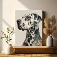 thumbnail image 6 of Great Dane Mandala Tattoo Canvas Wall Art Print, Living Room Bedroom Cafe Hallway Decor, 6 of 8