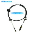 thumbnail image 7 of No.68261253AC/68039341AB/68039341AC Automatic Transmission Gear Shifter Cable for Ram 2500 2012-2018, 3500 2011-2023, 4500 2011-2015, 5500 2011-2015 Gearshift Control Lever Selctor, 7 of 7