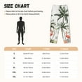 thumbnail image 4 of Picia Flamingo Palm Trees Womens Soft Woven Cotton Elastic Waistband Sleep Pajama Pant Lounge Sleep Pant With Pockets And Drawstring-XX-Large, 4 of 9