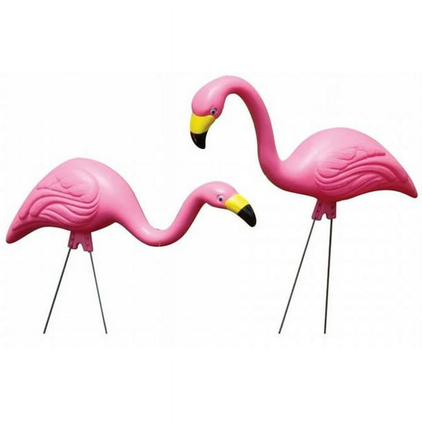 Allied Precision Pelouse & Jardin G-2 2 Compter Flamants Roses