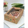 thumbnail image 2 of 12 Pcs Christmas Cookie Boxes With Window, Holiday Food Bakery Treat Boxes Christmas Kraft Gift Boxes With DIY Gift Tags, 2 of 11