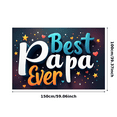 thumbnail image 6 of Decorative Stars Best Papa Ever Heart Elements Father's Day Family Celebration for Father's Day Party Indoor Decoration Family Gathering, 6 of 8