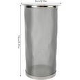 thumbnail image 2 of Stainless Steel Reusable Wide Mouth Mesh Cylindrical Filter Cold Brew Coffee Filter Coffee Filter Device Coffee Machine Accessories (8 * 15cm), 2 of 8
