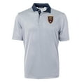 thumbnail image 2 of Men's-Cutter & Buck  Navy Real Salt Lake Virtue Eco Pique Micro Stripe Recycled Polo, 2 of 3
