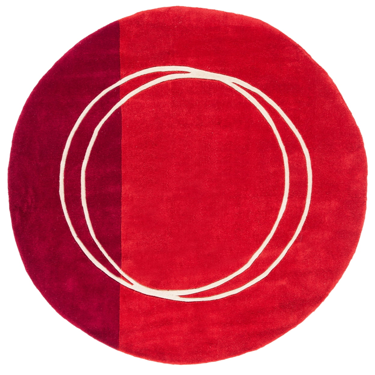 SAFAVIEH Rodeo Drive Malandra Geometric Wool Area Rug, Multi, 8' x 8' Square