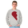 thumbnail image 6 of Other Half Heart Cute Matching Set Sweatshirt for Men or Women Brisco Brands L, 6 of 7