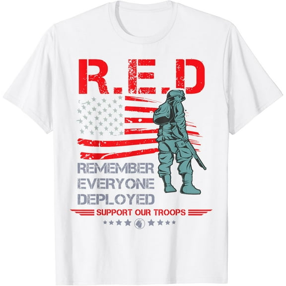 Red Friday Military Shirt, Remember Everyone Deployed T-Shirt