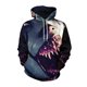 thumbnail image 3 of Sudaderas con capucha de Halloween para hombres y mujeres, Sudadera con capucha de calavera con bolsillo, sudadera con estampado de cubierta completa 3D, ropa de pareja, Y2K, 3 of 4