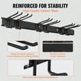 thumbnail image 6 of KFFKFF Storage Equipment for Garage, Capable of Holding 800 lbs, Wall-Mounted Home Garden Tool Holder, Robust Design with 6 Movable Hooks and 3 Rails, Suitable for Garden Implements, Shovels, 6 of 9