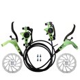 thumbnail image 1 of Eigraketly Juego de frenos de disco hidráulico, accesorios de repuesto para bicicletas, componentes de bicicleta, accesorios de ciclismo, Kit de frenado, Ciclismo Verde Lados dobles/Discos Eigraketly OD025938-04, 1 of 6