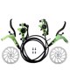 thumbnail image 1 of Naiovety Juego de frenos de disco hidráulico, accesorios de repuesto para bicicletas, componentes de bicicleta, accesorios de ciclismo, Kit de frenado, Ciclismo Verde Lados dobles/Discos Naiovety OD025938-04, 1 of 6