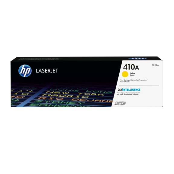 HP 410A Yellow Original LaserJet Toner Cartridge, ~2,300 pages, CF412A