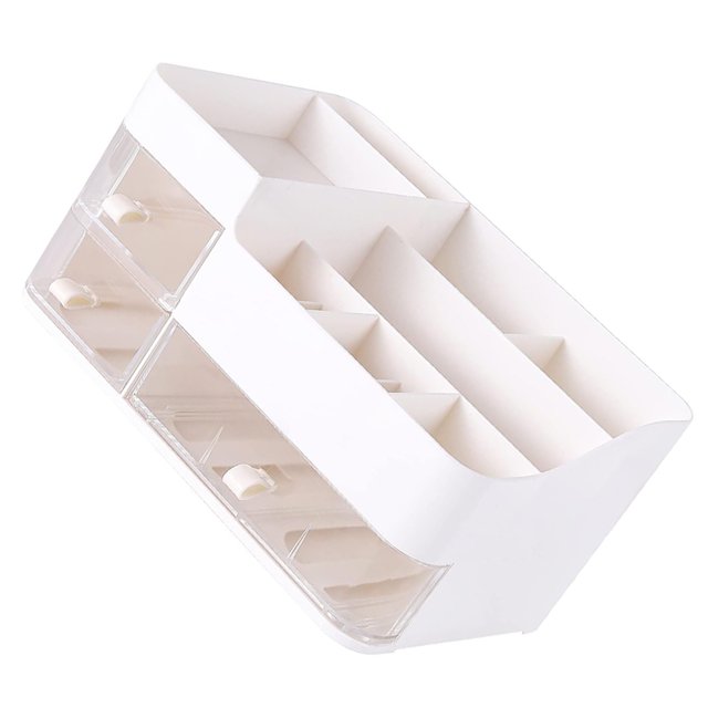 WHAMVOX Organizador Para Maquillaje Y Joyería Con Cajones Espaciosos Y Compartimentos Fáciles De Usar