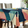 thumbnail image 5 of Yayeee Tablecloths 60" x 108" Rectangle Wrinkle Resistant Party Table Cover, Blue Cubes, 5 of 8