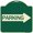 Green, variant on SignMission Designer Series Sign - Parking (With Right Arrow) | Green & Tan 18" X 18" Heavy-Gauge Aluminum Architectural Sign | Protect Your Business & Municipality | Made in the USA