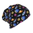 thumbnail image 2 of Honeii Whales In Space Print Kids Knit Beanie Watch Hat ,Knit Cap for Boys and Girls, 2 of 7