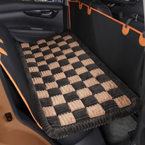 Colchón para Perro HAPYFOST para Camionetas, Antideslizante, Lavable, Marrón