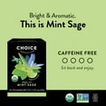 thumbnail image 3 of Choice Organics Mint Tea Variety Pack, Herbal & Puerh Black Tea Bags, 3 Boxes of 16, 3 of 7