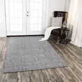thumbnail image 3 of Alora Decor London 6'6" x 9'6" Tweed Black/White/Gray/Rust/Blue Area Rug, 3 of 3