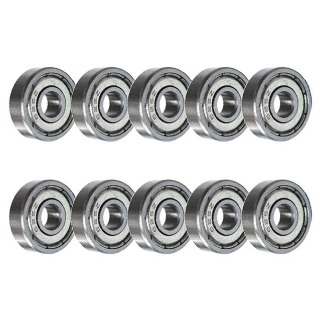 10 Uds 5x16x5mm rodamiento de bolas de ranura profunda 625ZZ rodamientos de acero al carbono para Scooter JShteea Libre de BPA
