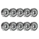 thumbnail image 4 of 10 Uds 5x16x5mm rodamiento de bolas de ranura profunda 625ZZ rodamientos de acero al carbono para Scooter, 4 of 5