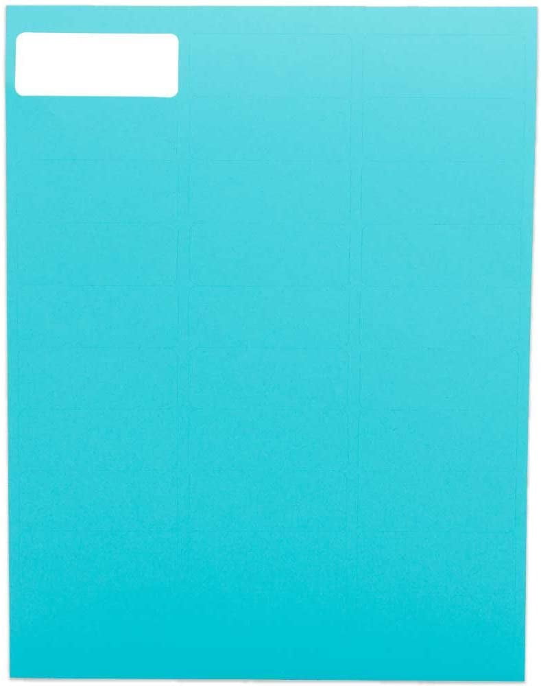 JAM Paper Mailing Address Labels, 1 x 2 5/8, 600/Pack, Assorted