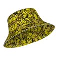 thumbnail image 2 of Kdxio Reflective Bucket Hat - Yellow Butterflies Print Bucket Hat for Men,Women, 2 of 9