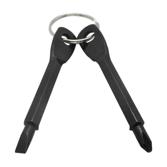 Gadgetime USA Mini Tournevis (Lot de 2) - Minuscule Précision Tête Plate & Phillips - Outil de Réparation Portable - Fixation à Vis - Forme de Clé