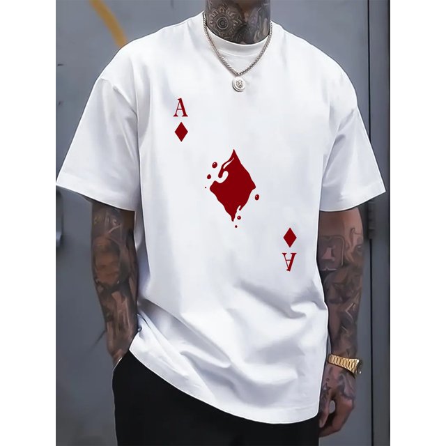 Extra Large Printed T-Shirt, Men'S T-Shirt, Summer Casual Short Sleeved T-Shirt, Plus Size, Casual Sporty Tee, Summer Gifts