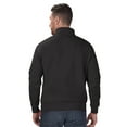thumbnail image 2 of Men's Starter Black Philadelphia Eagles Classic Quarter-Zip Pullover Sweatshirt, 2 of 2