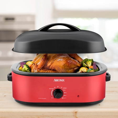 AROMA® 18Qt. Roaster Oven with High-Dome Lid (ART-718RH)