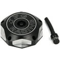 thumbnail image 2 of Billet Gas Fuel Tank Cap Cover with Vent- Black, 2 of 5